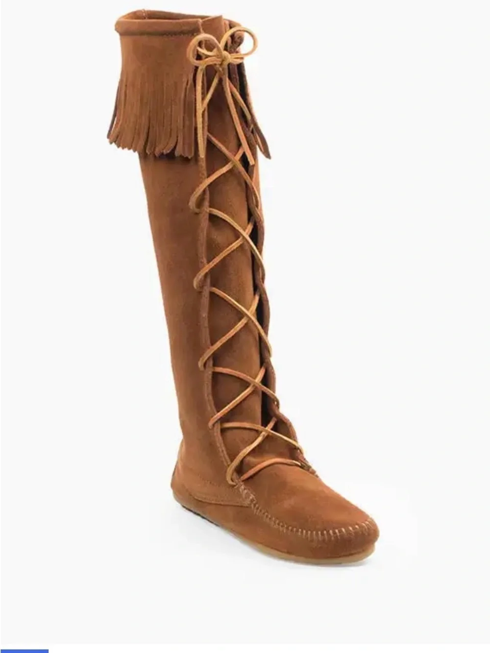 Minnetonka tall suede